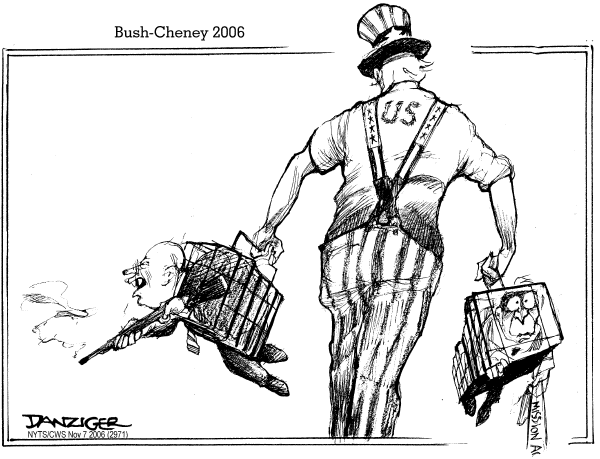 Editorial Cartoon by Jeff Danziger, CWS/CartoonArts Intl. on Democrats Take House and Senate
