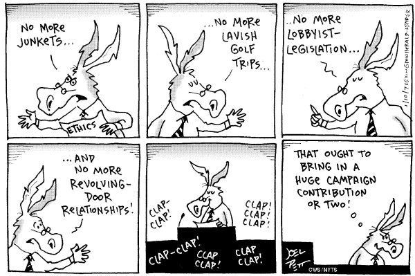 Editorial Cartoon by Joel Pett, Lexington Herald-Leader, CWS/CartoonArts Intl. on Democrats Look Toward Future