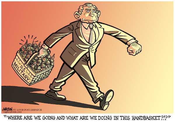 Editorial Cartoon by RJ Matson, Cagle Cartoons on Bush Plan Unites Nation