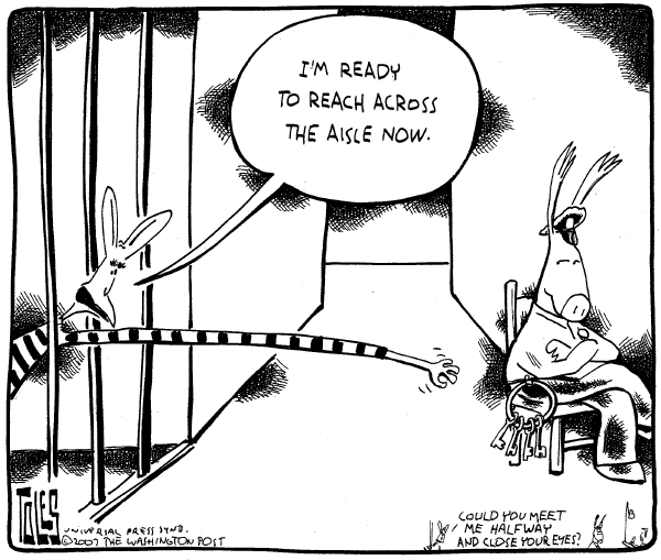 Editorial Cartoon by Tom Toles, Washington Post on President Changes Strategy