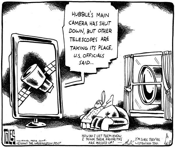 Editorial Cartoon by Tom Toles, Washington Post on In Other News