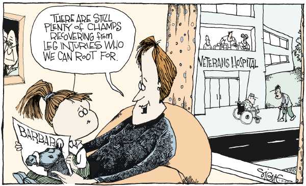 Editorial Cartoon by Signe Wilkinson, Philadelphia Daily News on In Other News