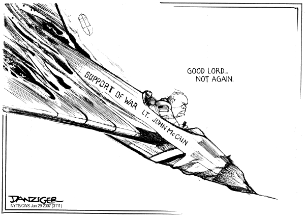 Editorial Cartoon by Jeff Danziger, CWS/CartoonArts Intl. on 2008 Presidential Race Underway