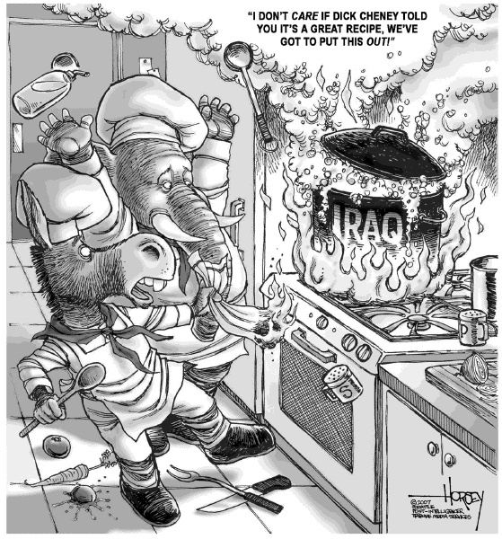 Editorial Cartoon by David Horsey, Seattle Post-Intelligencer on War on Terror Intensifies