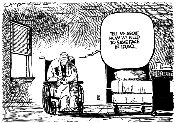 Editorial Cartoon by Jack Ohman, The Oregonian on War on Terror Intensifies