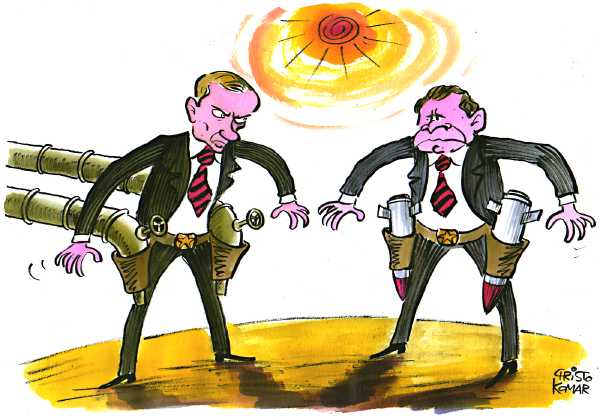 Editorial Cartoon by Christo Komarnitski, Sega, Sofia, Bulgaria on In Other News