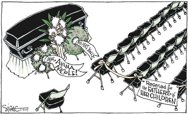 Editorial Cartoon by Signe Wilkinson, Philadelphia Daily News on In Other News