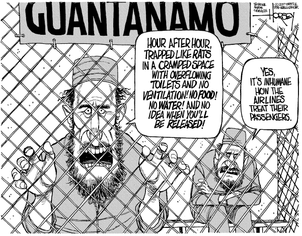 Editorial Cartoon by David Horsey, Seattle Post-Intelligencer on In Other News
