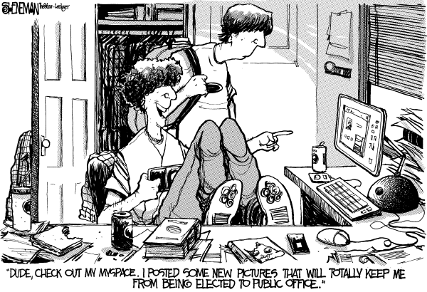 Editorial Cartoon by Drew Sheneman, Newark Star Ledger on In Other News