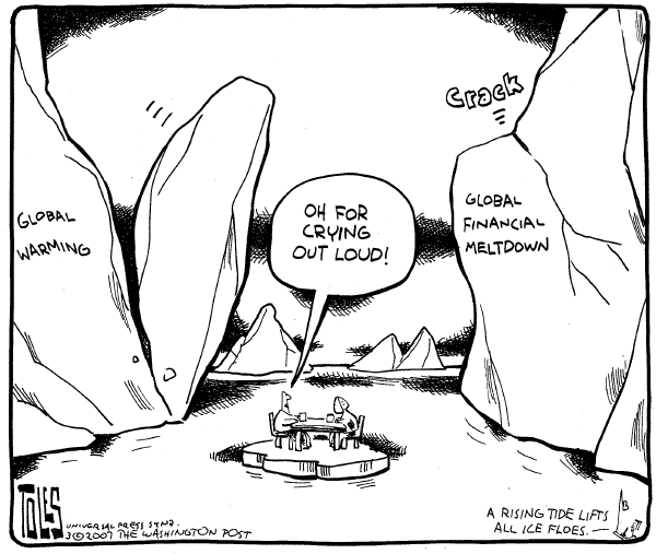 Editorial Cartoon by Tom Toles, Washington Post on In Other News