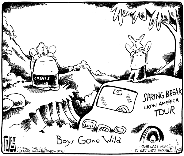 Editorial Cartoon by Tom Toles, Washington Post on In Other News