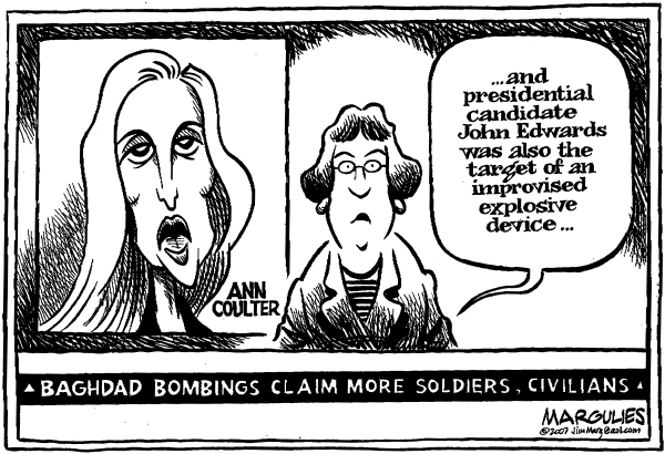 Editorial Cartoon by Jimmy Margulies, The Record, New Jersey on In Other News