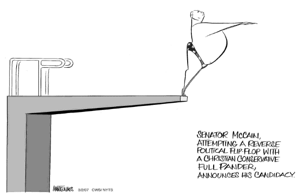 Editorial Cartoon by Ann Telnaes, CWS/CartoonArts Intl. on Presidential Race Heats Up