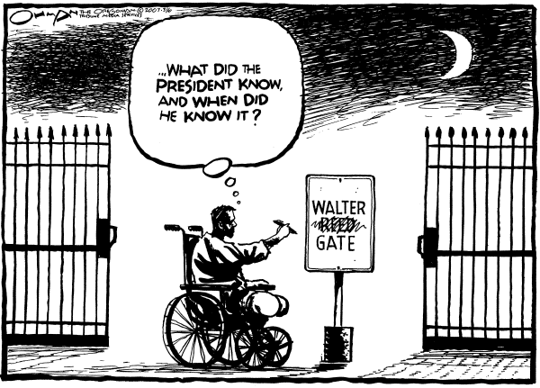 Editorial Cartoon by Jack Ohman, The Oregonian on US Soldiers Treated Inhumanely