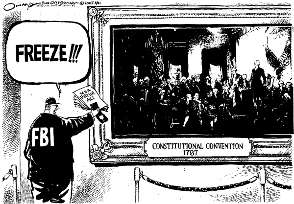 Editorial Cartoon by Jack Ohman, The Oregonian on In Other News