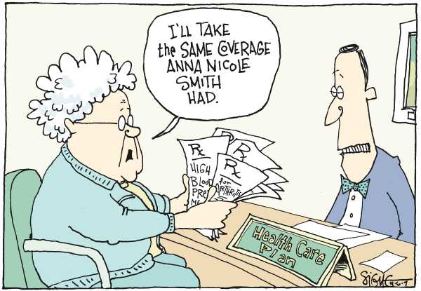 Editorial Cartoon by Signe Wilkinson, Philadelphia Daily News on Minimum Tax Proposed