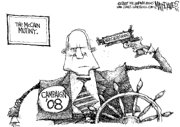 Editorial Cartoon by Matt Davies, Journal News on GOP Hopefuls Pick Up Pace