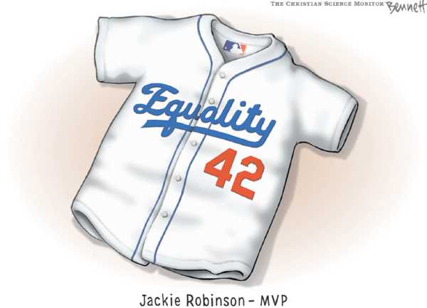Editorial Cartoon by Clay Bennett, Christian Science Monitor on In Other News