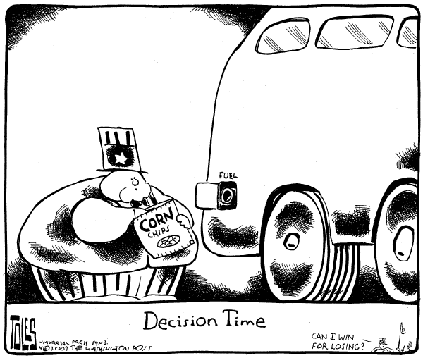 Editorial Cartoon by Tom Toles, Washington Post on In Other News
