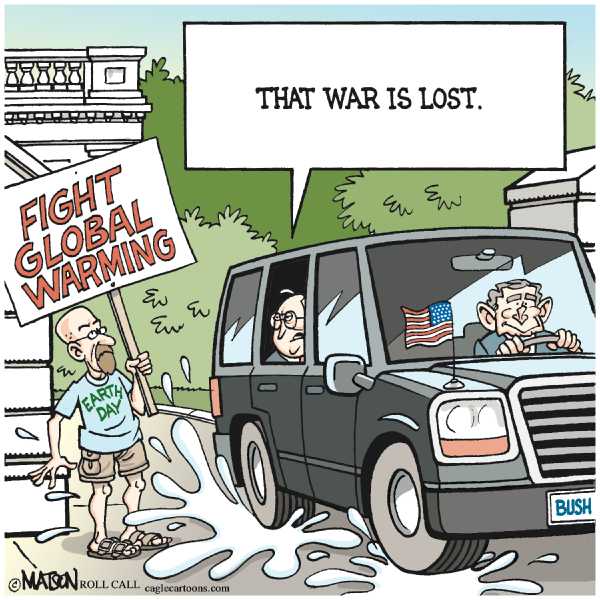 Editorial Cartoon by RJ Matson, Cagle Cartoons on America Celebrates Earth Day