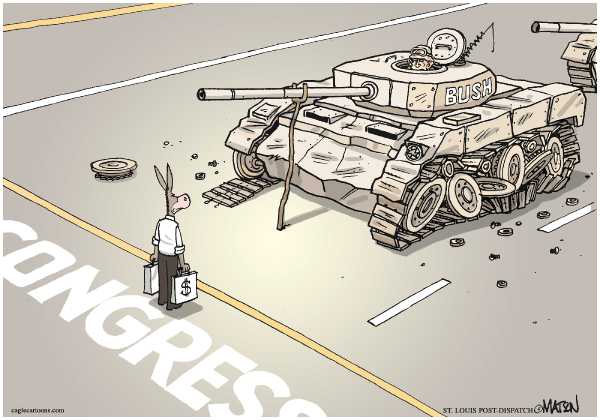 Editorial Cartoon by RJ Matson, Cagle Cartoons on Surge Continues in Iraq