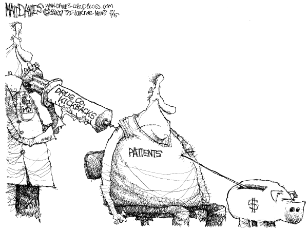 Editorial Cartoon by Matt Davies, Journal News on Drug War Heats Up