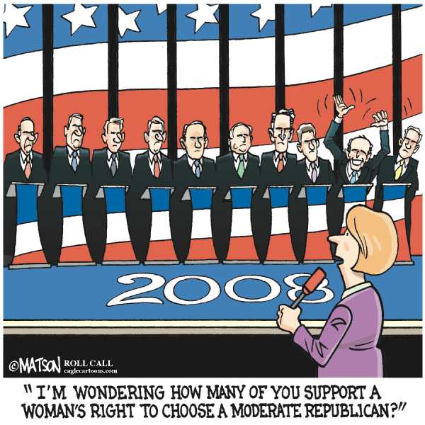 Editorial Cartoon by RJ Matson, Cagle Cartoons on Presidential Races Get More Crowded