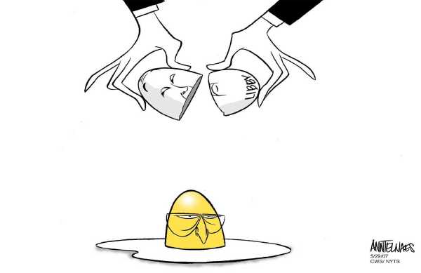 Editorial Cartoon by Ann Telnaes, CWS/CartoonArts Intl. on In Other News