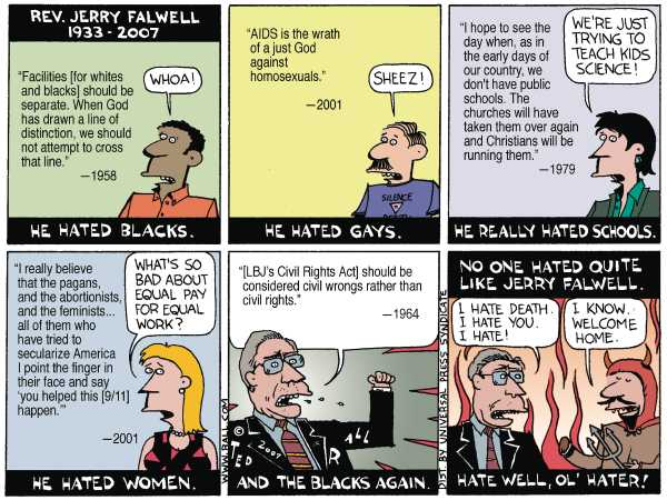 Editorial Cartoon by Ted Rall on In Other News
