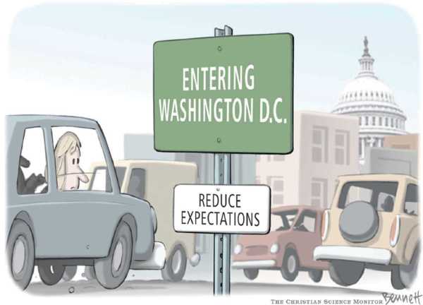 Editorial Cartoon by Clay Bennett, Christian Science Monitor on In Other News