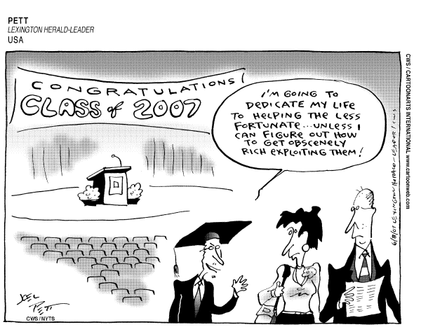 Editorial Cartoon by Joel Pett, Lexington Herald-Leader, CWS/CartoonArts Intl. on In Other News