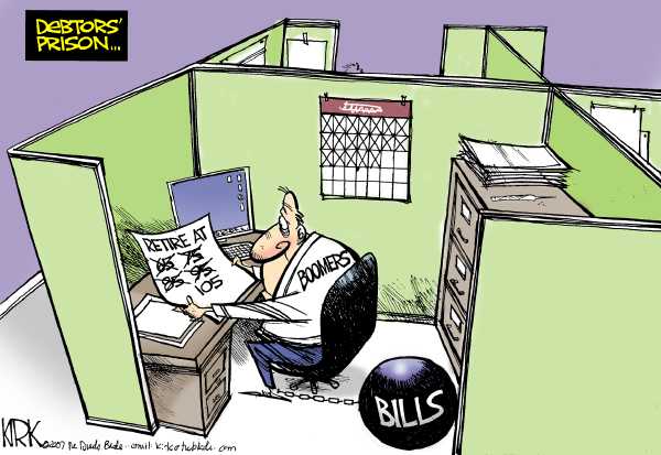 Editorial Cartoon by Kirk Walters, Toledo Blade on Stock Market Hits Record High