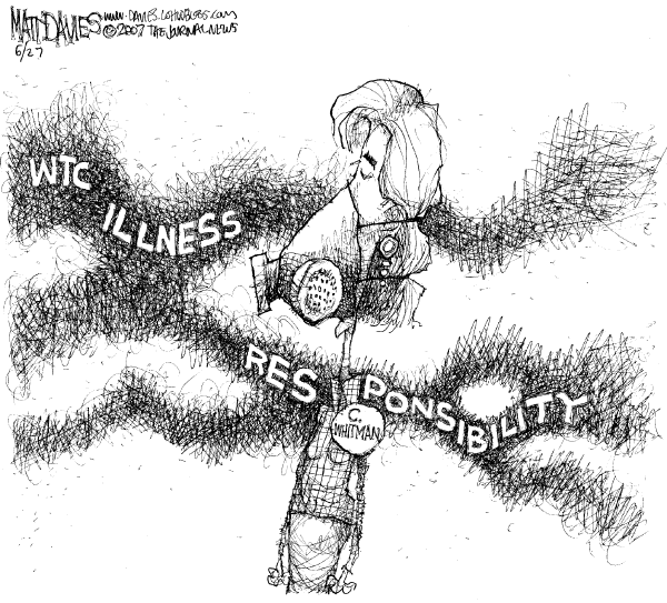 Editorial Cartoon by Matt Davies, Journal News on In Other News