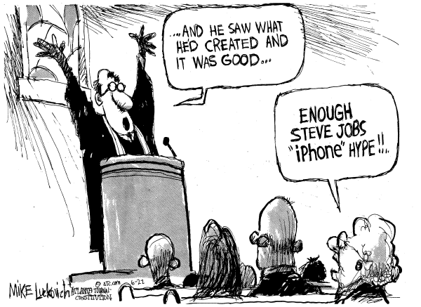 Editorial Cartoon by Mike Luckovich, Atlanta Journal-Constitution on In Other News