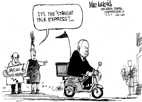 Editorial Cartoon by Mike Luckovich, Atlanta Journal-Constitution on In Other News