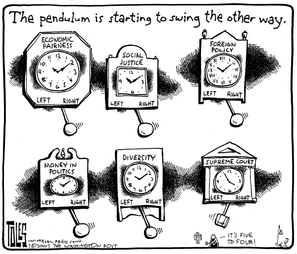 Editorial Cartoon by Tom Toles, Washington Post on In Other News