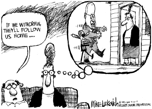 Editorial Cartoon by Mike Luckovich, Atlanta Journal-Constitution on In Other News
