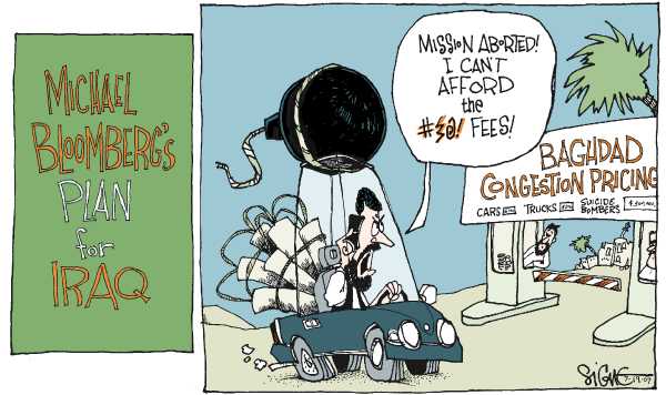 Editorial Cartoon by Signe Wilkinson, Philadelphia Daily News on In Other News