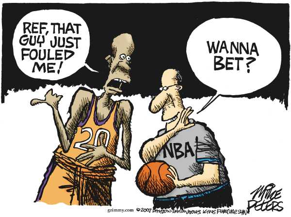Editorial Cartoon by Mike Peters, Dayton Daily News on Sports News