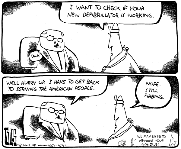 Editorial Cartoon by Tom Toles, Washington Post on In Other News