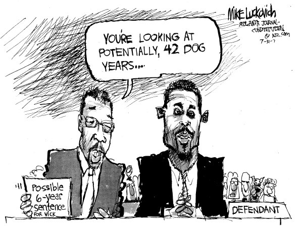 Editorial Cartoon by Mike Luckovich, Atlanta Journal-Constitution on Sporting News