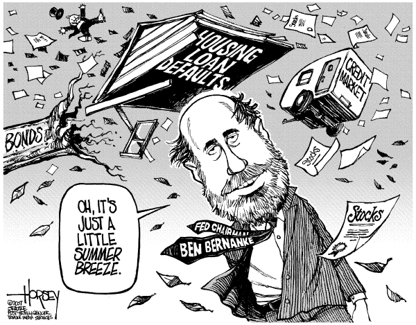 Editorial Cartoon by David Horsey, Seattle Post-Intelligencer on In Other News