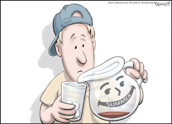 Editorial Cartoon by Clay Bennett, Christian Science Monitor on In Other News