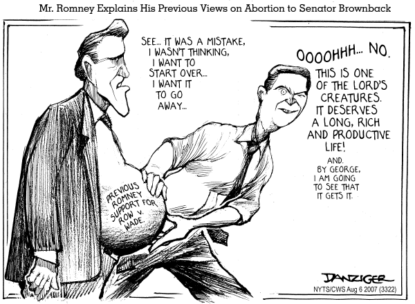 Editorial Cartoon by Jeff Danziger, CWS/CartoonArts Intl. on Presidential Race Tightens Up