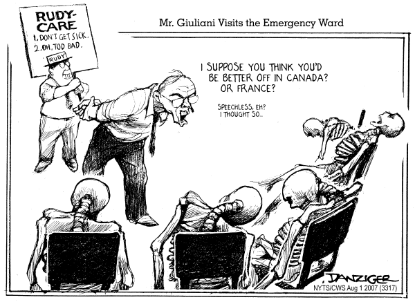 Editorial Cartoon by Jeff Danziger, CWS/CartoonArts Intl. on Presidential Race Tightens Up