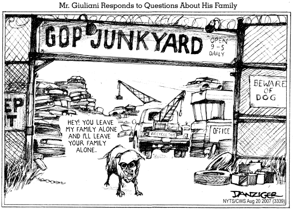 Editorial Cartoon by Jeff Danziger, CWS/CartoonArts Intl. on Campaign News
