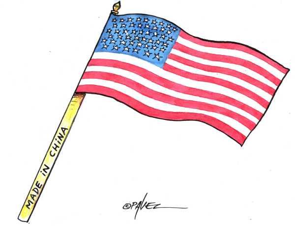 Editorial Cartoon by Pavel Constantin, Romania on China’s Exports Declared Unsafe