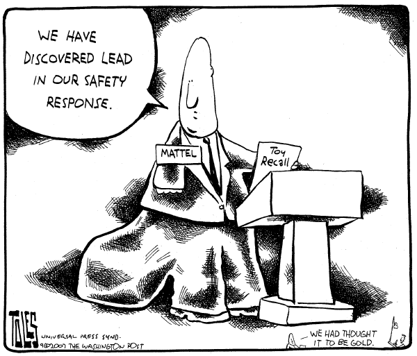 Editorial Cartoon by Tom Toles, Washington Post on In Other News