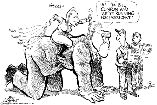 Editorial Cartoon by Pat Oliphant, Universal Press Syndicate on In Other News