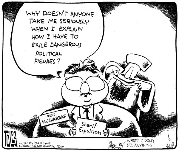 Editorial Cartoon by Tom Toles, Washington Post on In Other News